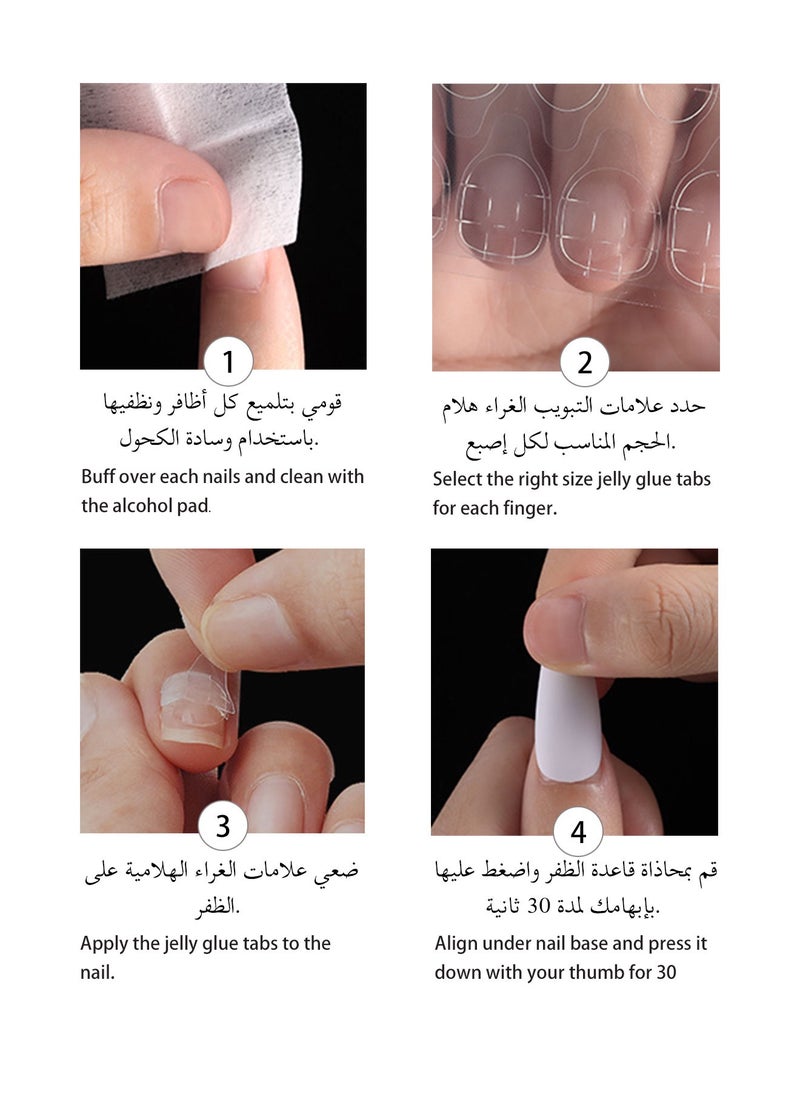 Kunafah False Nails Black Gold Shimmer Diamond Pearl Pendant Press On Nails Manicure evening dress
