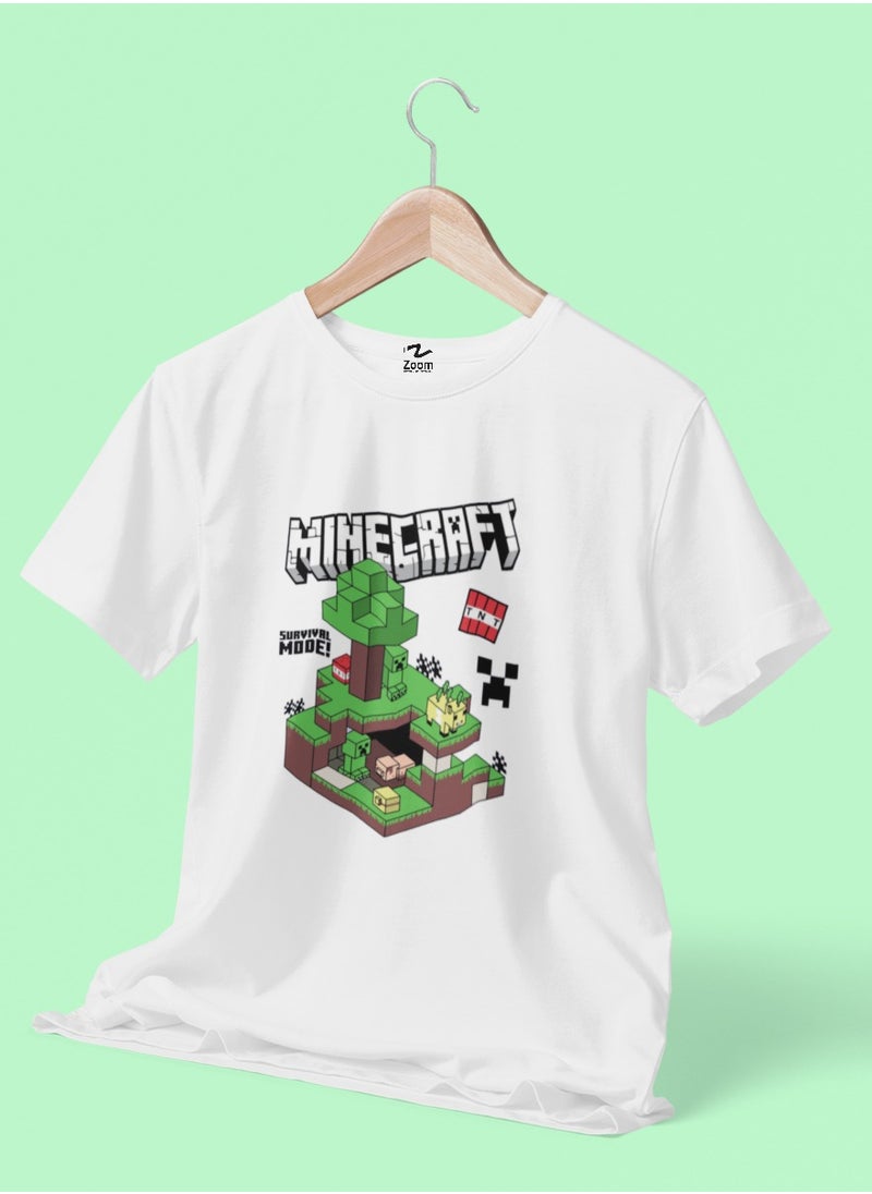 MINECRAFT SURVIVE MOOD KIDS - TSHIRT