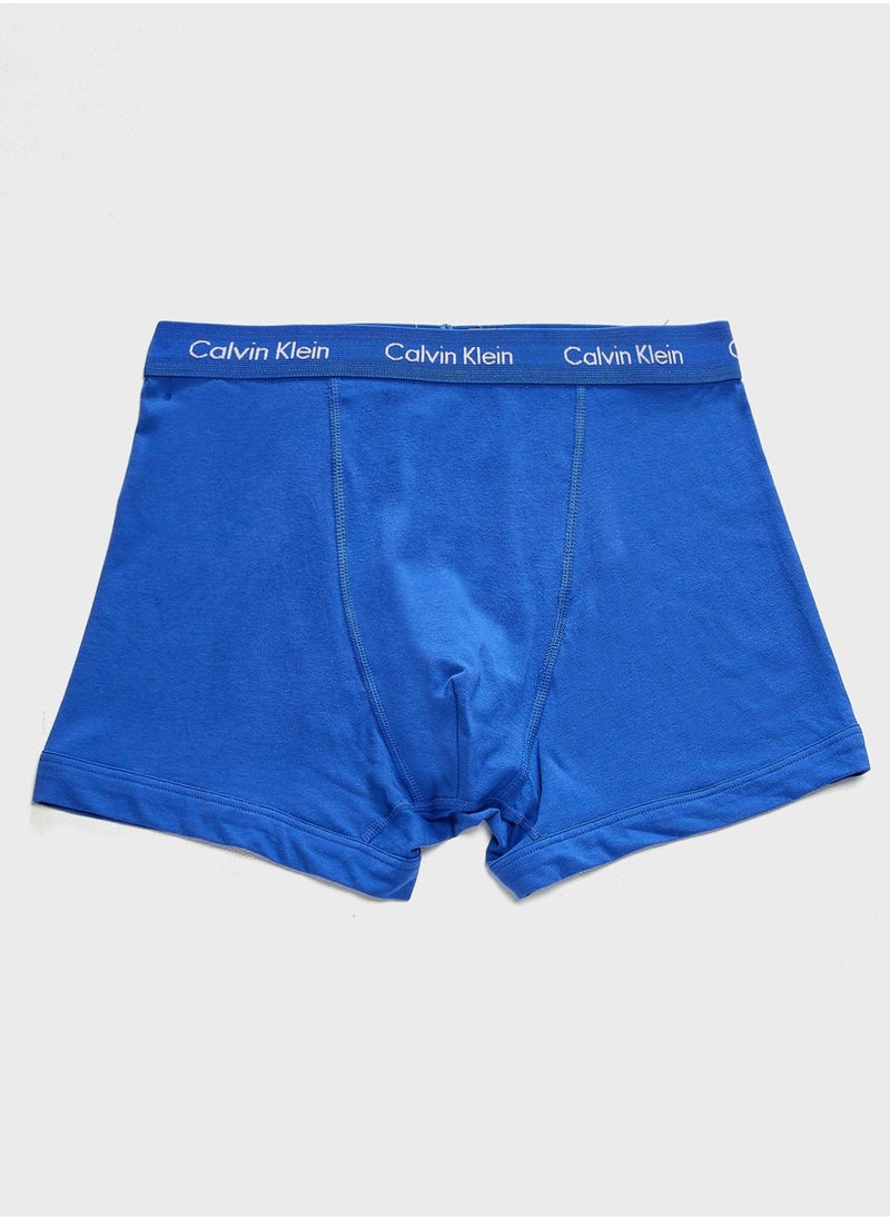 3 Pack Logo Waist Trunks