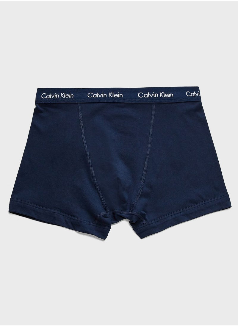 3 Pack Logo Waist Trunks