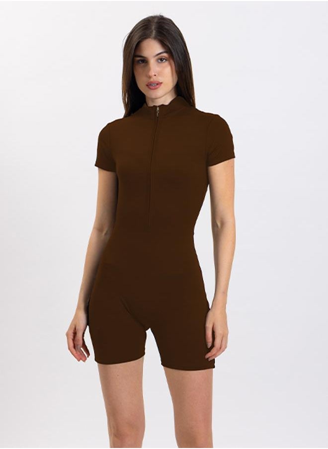 SOFT SHORT JUMPSUIT