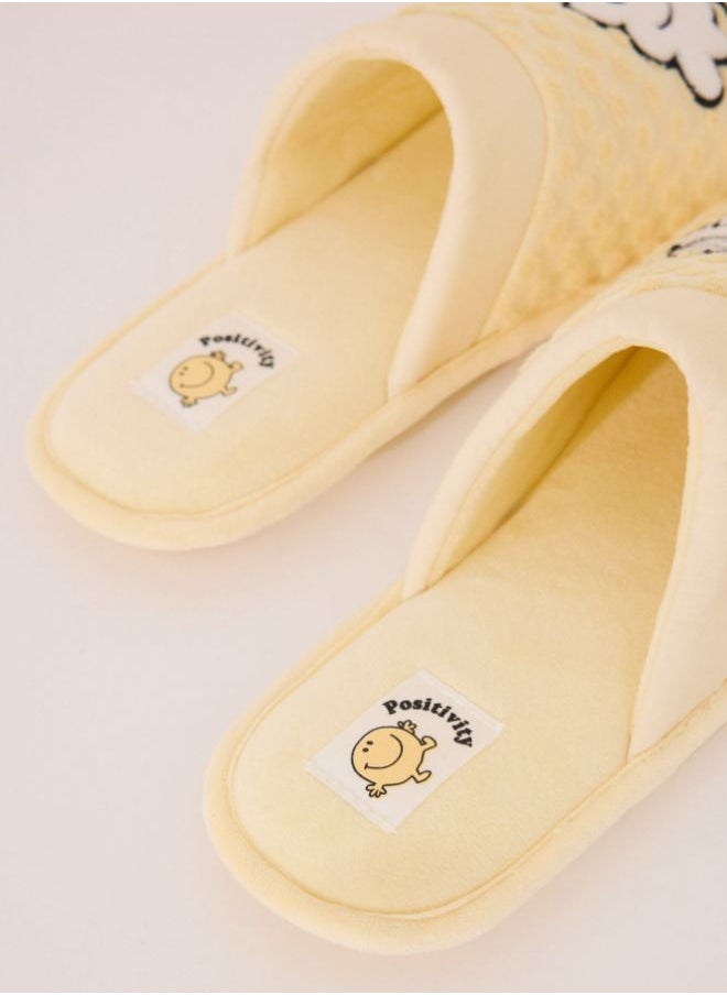 Little Miss Mr. Men yellow slippers