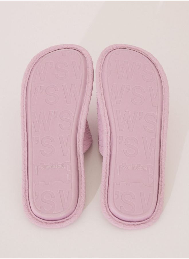 Pink slippers