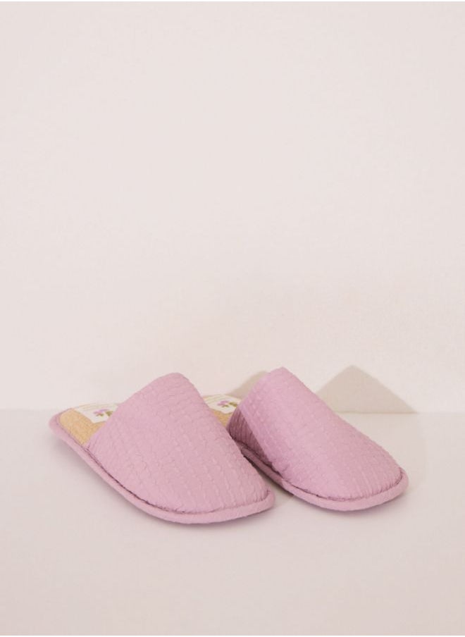 Pink slippers