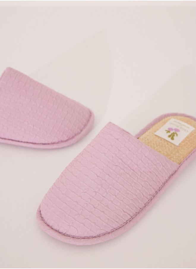 Pink slippers