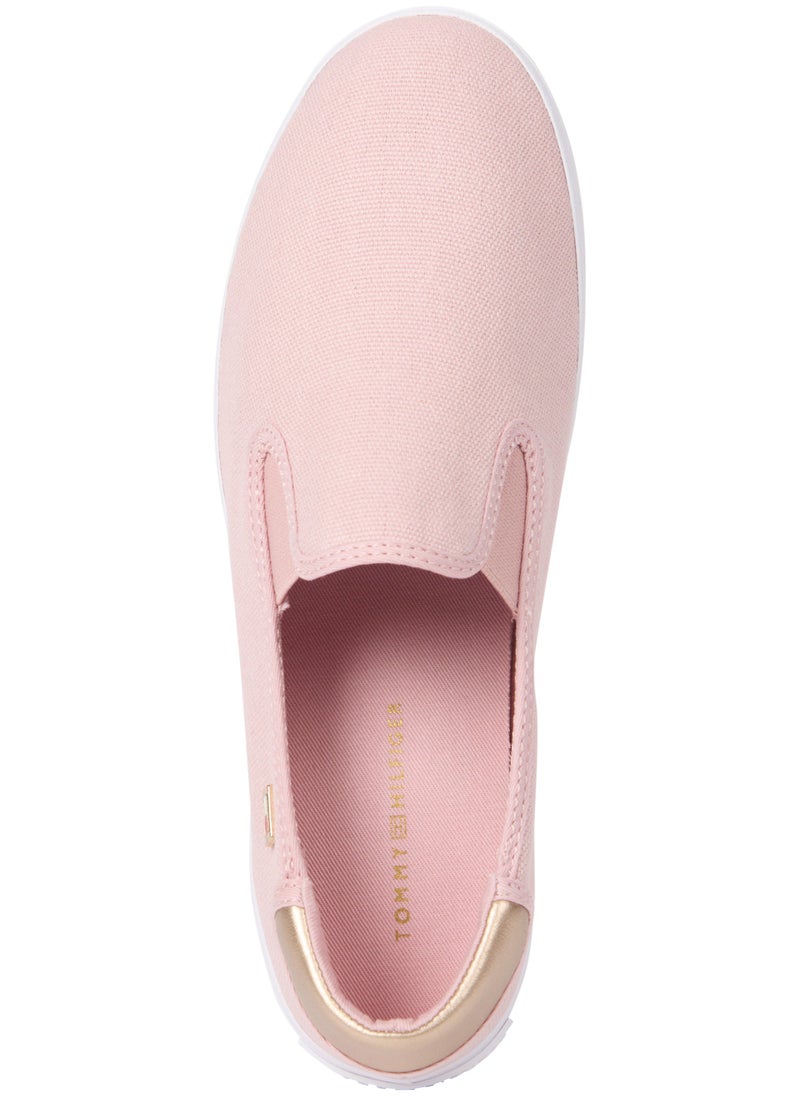 VULCANISED CANVAS SLIP ON TRAINERS