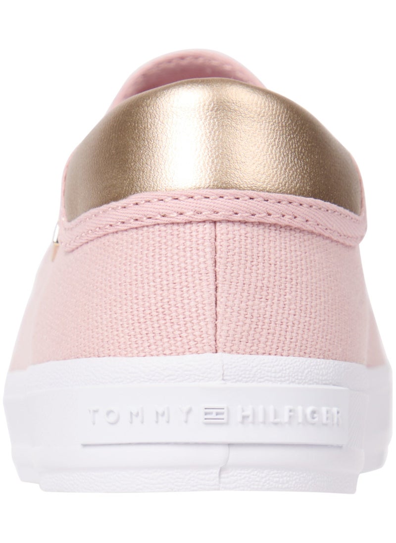 VULCANISED CANVAS SLIP ON TRAINERS
