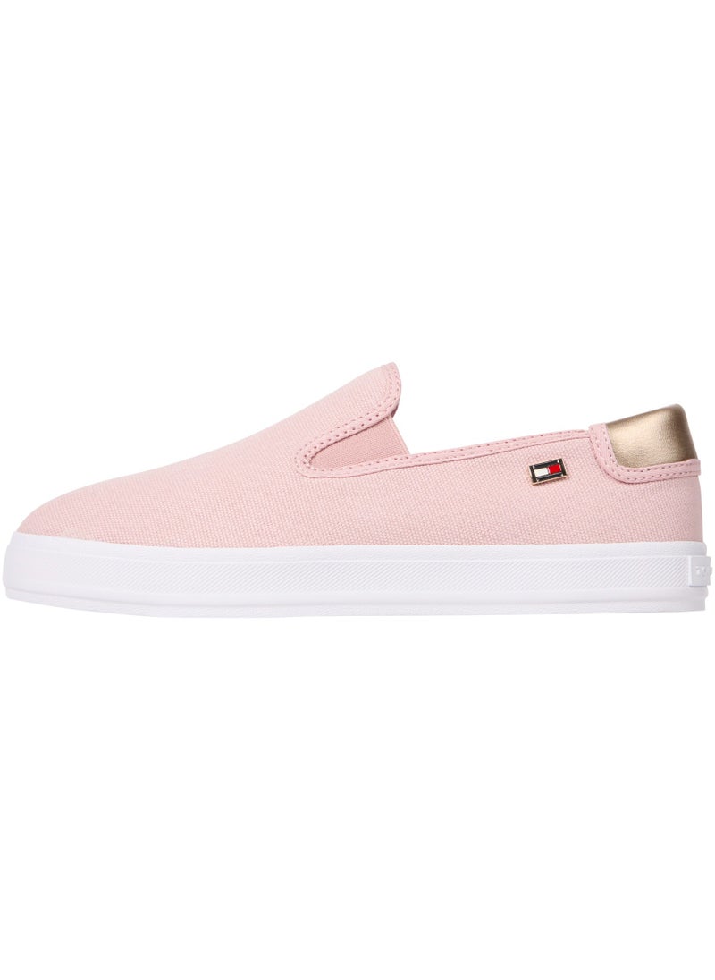 VULCANISED CANVAS SLIP ON TRAINERS