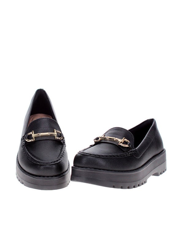 Modare Ladies Closed/Flat Shoes Black | Made In Brazil