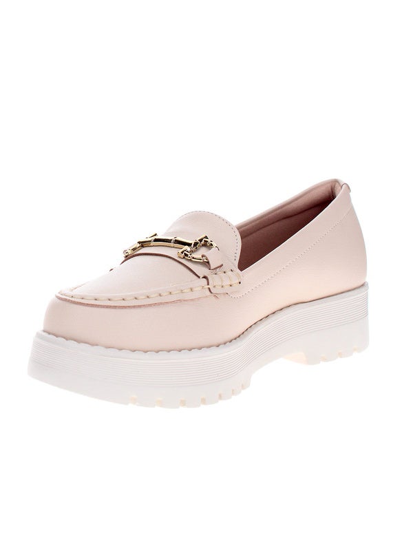 Modare Ladies Closed/Flat Shoes Beige | Made In Brazil