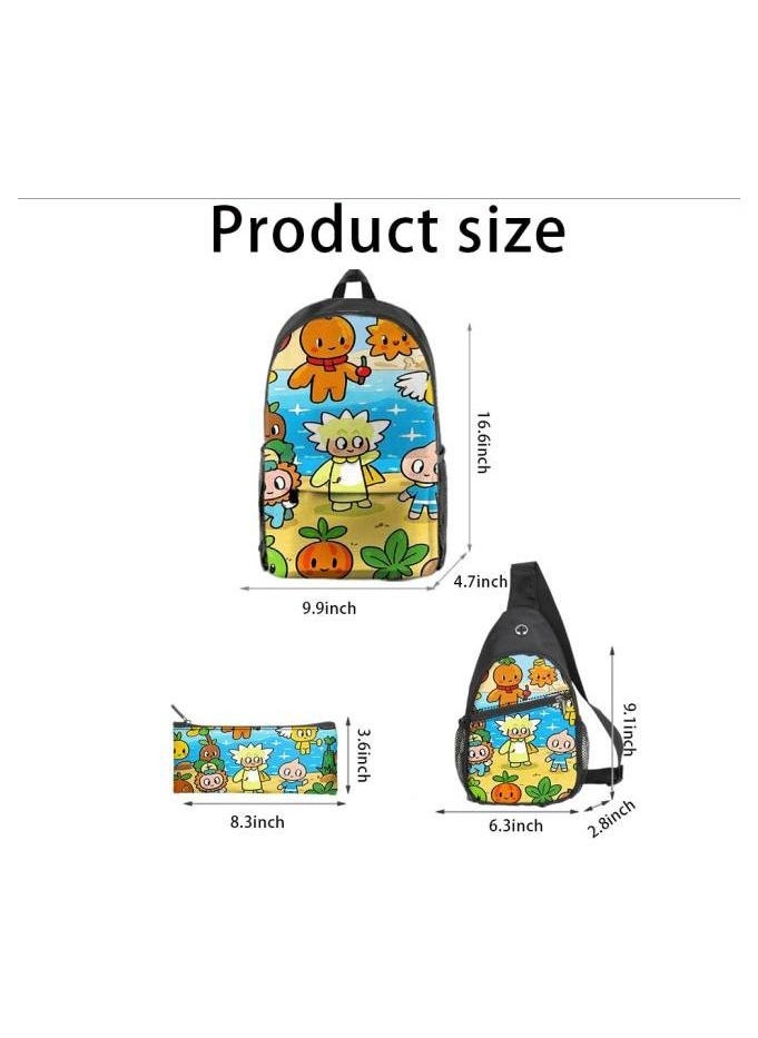 Universal cartoon new three-piece schoolbag - 622
