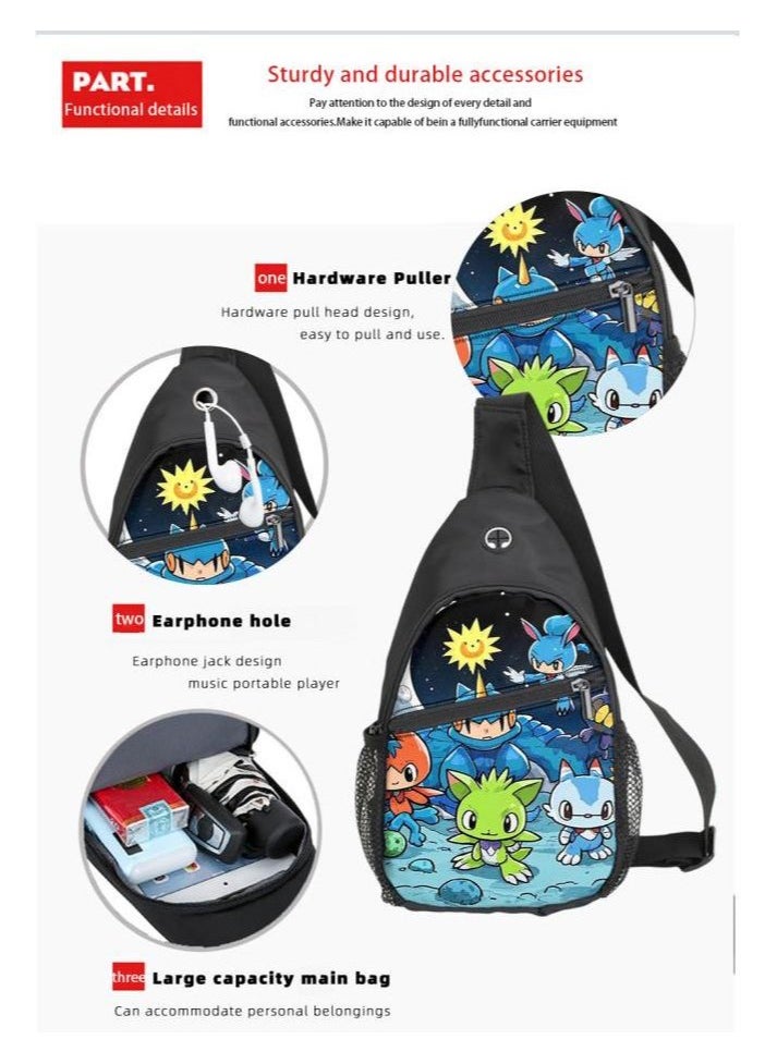 Universal cartoon new three-piece schoolbag - 728