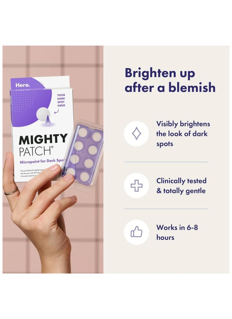 Hero Cosmetics Micropoint™ for Dark Spots - Post-Blemish Dark Spot with 395 Micropoints, Dermatologist Tested and Non-irritating (8 Count)