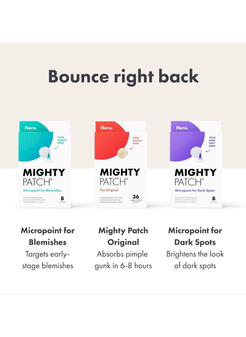 Hero Cosmetics Micropoint™ for Dark Spots - Post-Blemish Dark Spot with 395 Micropoints, Dermatologist Tested and Non-irritating (8 Count)