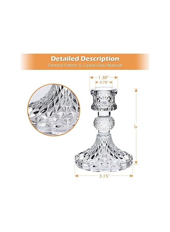 Candlestick Holders Set, 4
