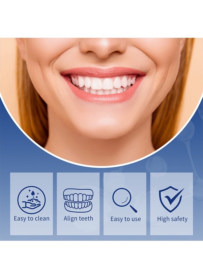 Jaw Adjustment Bracket - Teeth Aligners for Straightening Teeth - Correcting Chin Retraction - Crooked Teeth - Malformed Buck Teeth - Oral Care Brace - Bruxism Night Guard