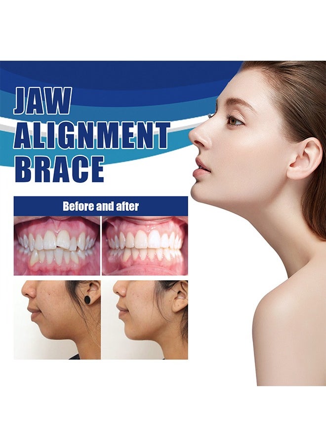 Jaw Adjustment Bracket - Teeth Aligners for Straightening Teeth - Correcting Chin Retraction - Crooked Teeth - Malformed Buck Teeth - Oral Care Brace - Bruxism Night Guard