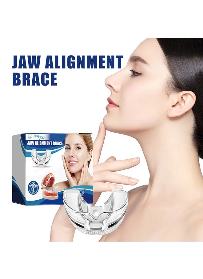 Jaw Adjustment Bracket - Teeth Aligners for Straightening Teeth - Correcting Chin Retraction - Crooked Teeth - Malformed Buck Teeth - Oral Care Brace - Bruxism Night Guard