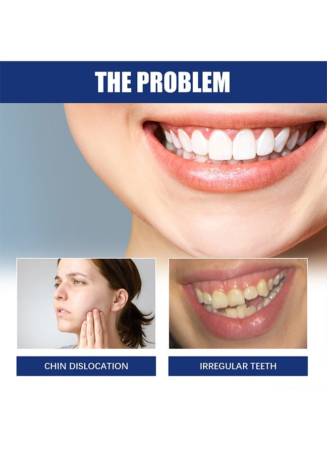 Jaw Adjustment Bracket - Teeth Aligners for Straightening Teeth - Correcting Chin Retraction - Crooked Teeth - Malformed Buck Teeth - Oral Care Brace - Bruxism Night Guard