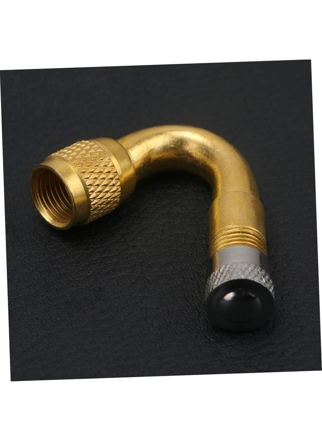 2pcs 45 Multifunction Elbow Suite Valve Inflatable Rod Copper car Accessories for car Extender Valve Adapter Extend