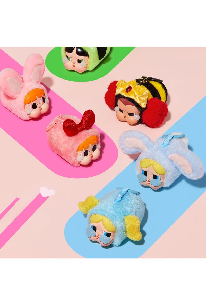 CRYBABYxPOWERPUFF GIRLS SERIES-VINYL FACE PLUSH Buttercup