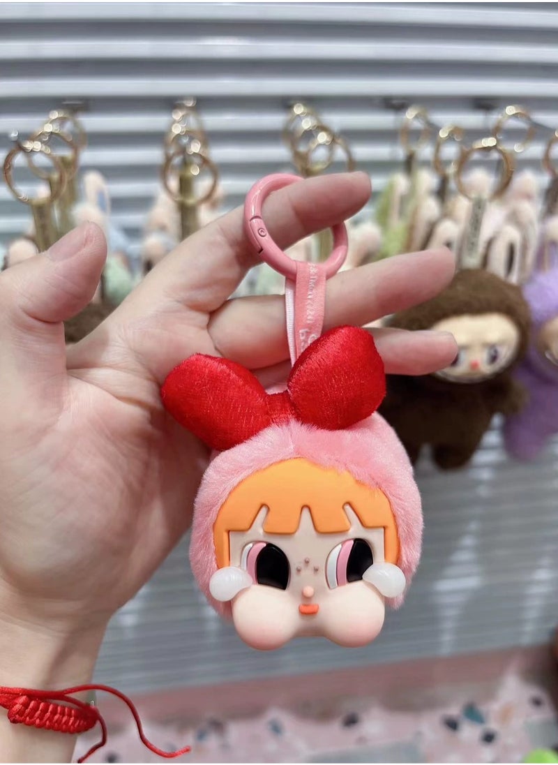 CRYBABYxPOWERPUFF GIRLS SERIES-VINYL FACE PLUSH Blossom