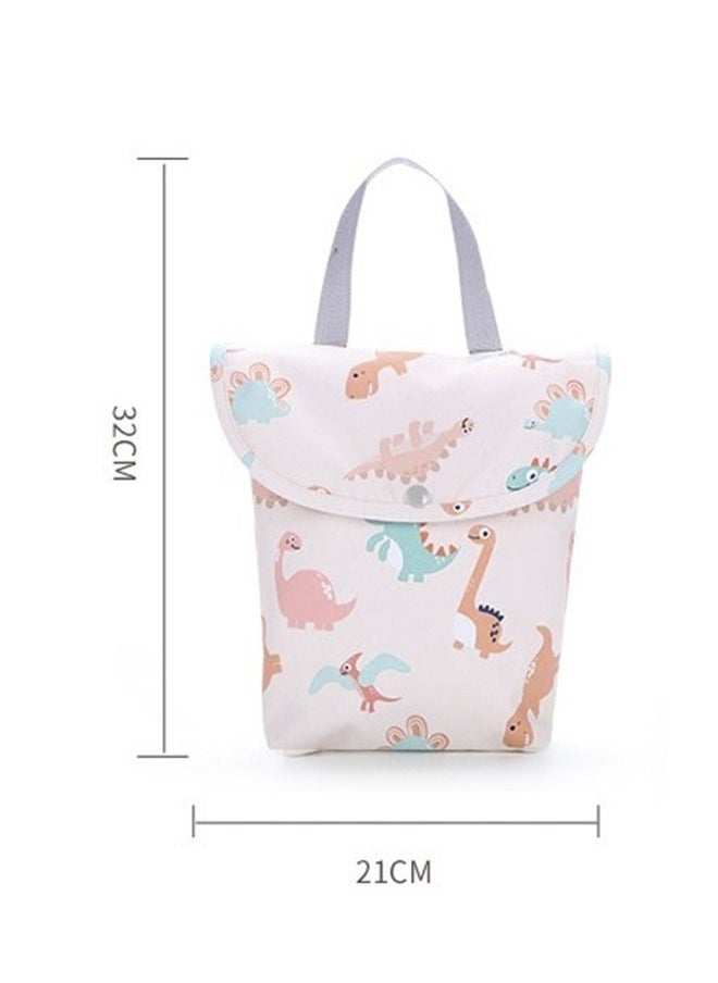 Animal Printed Mini Diaper Bag,Reusable Wet Dry Bag, Big-Capacity Diaper Bag, Beach Travel Yoga Essentials