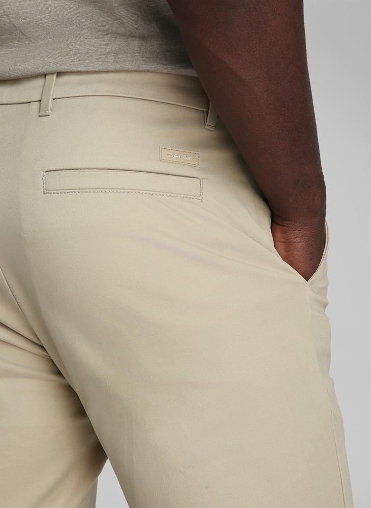 Sateen Stretch Slim Chino