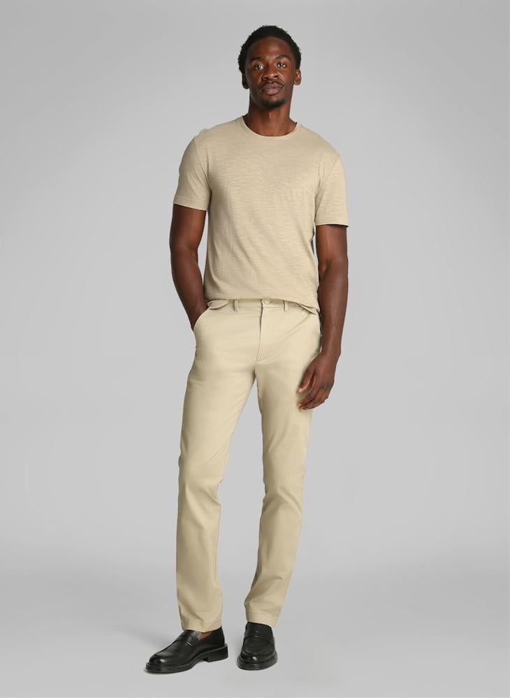 Sateen Stretch Slim Chino