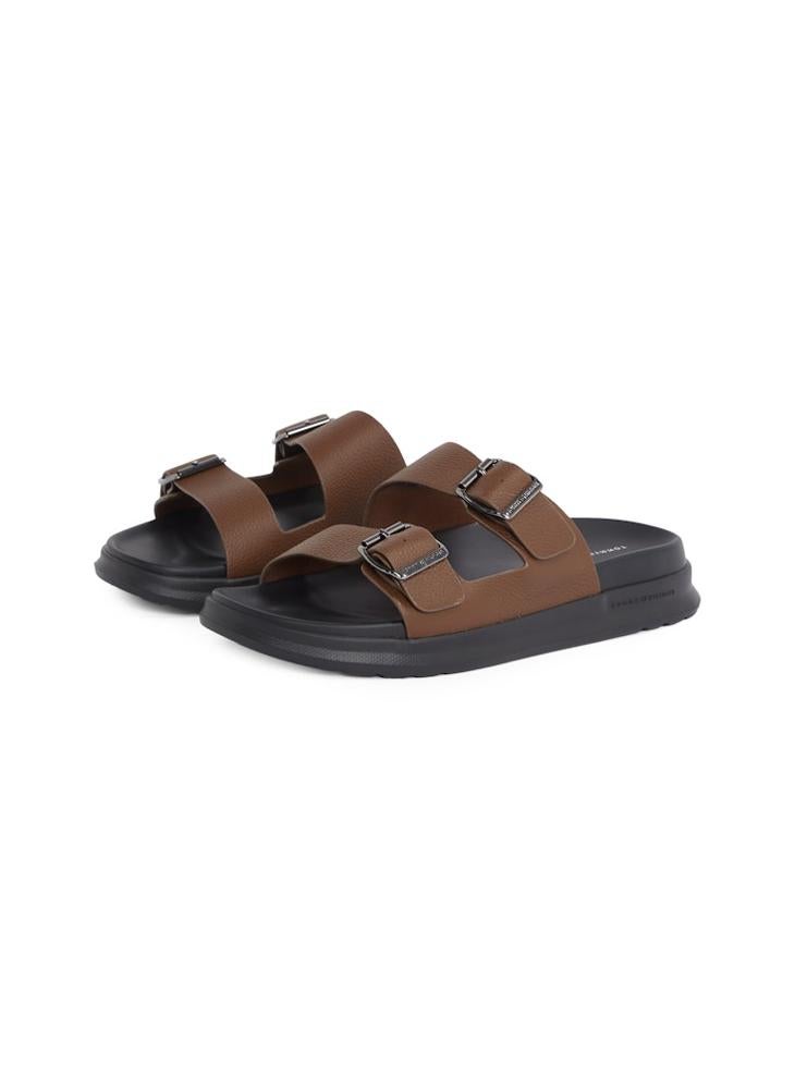Logo Duble Strap Sandals