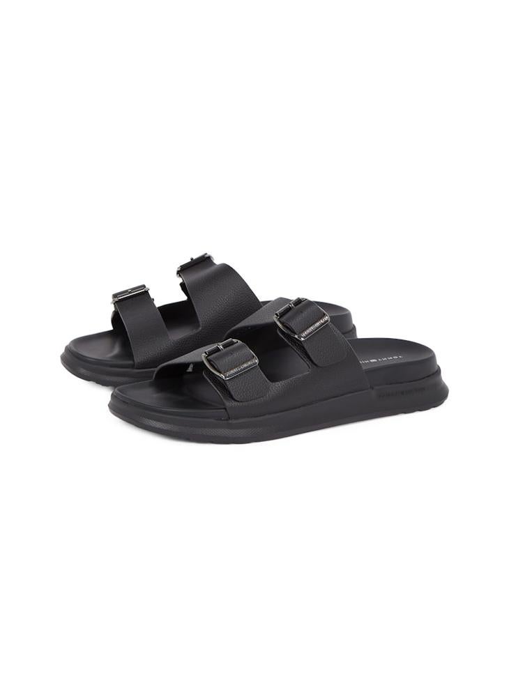 Logo Duble Strap Sandals