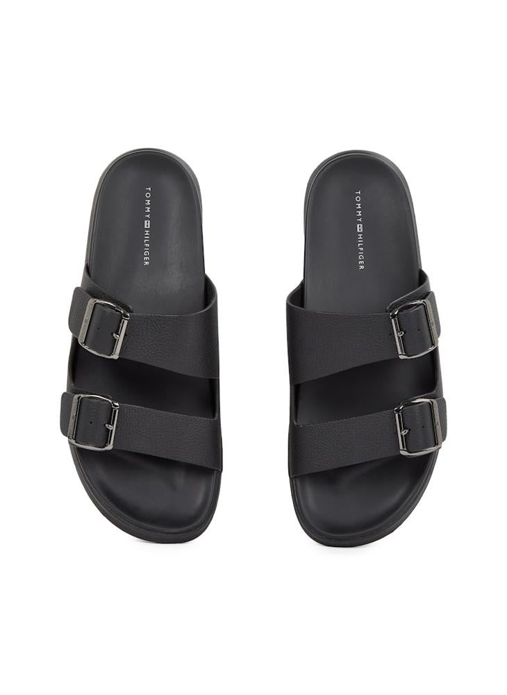 Logo Duble Strap Sandals
