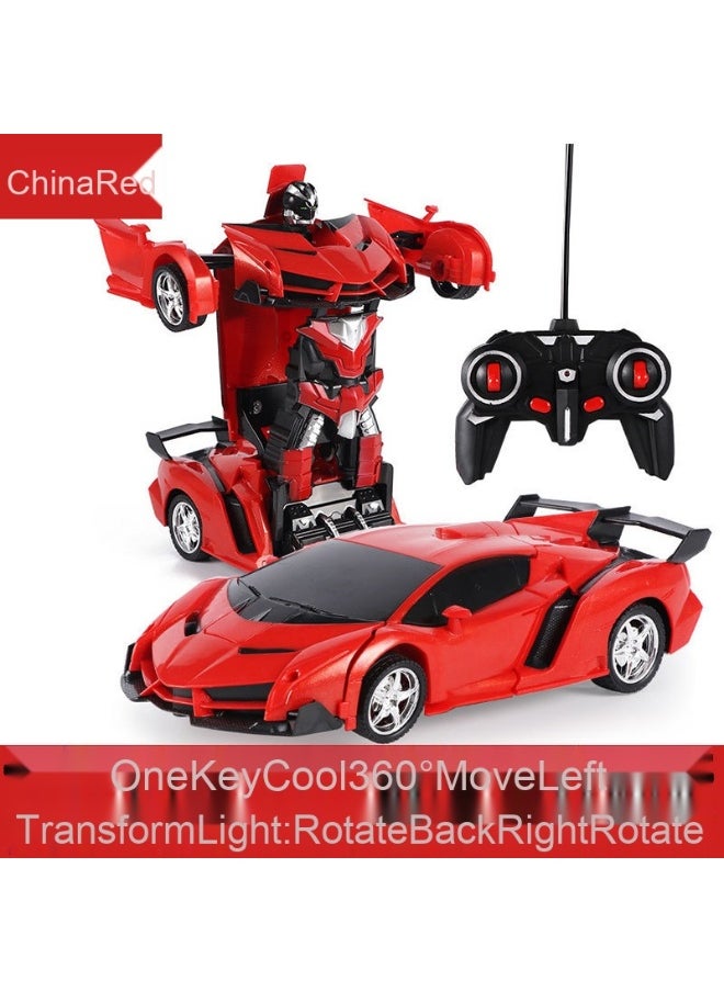 Transforming RC Car - One-Button Deformation Racing Vehicle with Wireless Remote Control