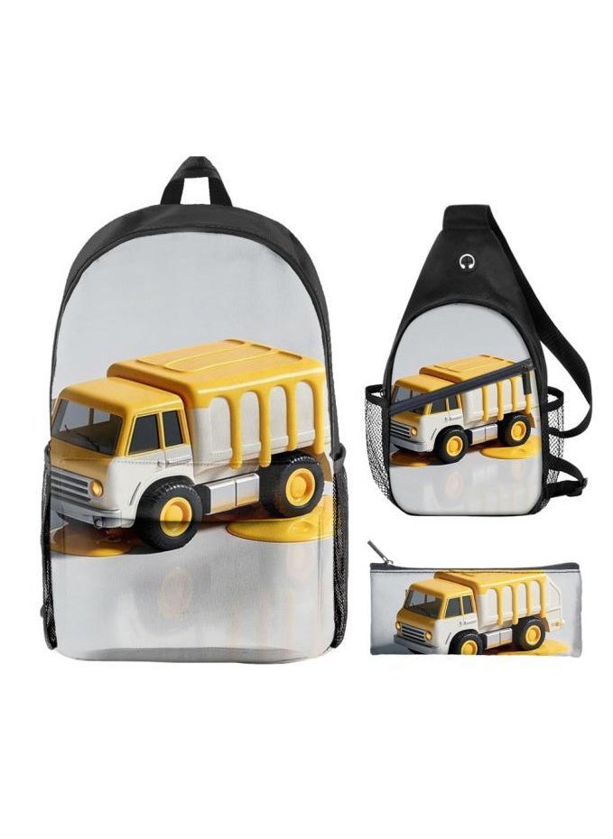 Universal cartoon new three-piece schoolbag - 584