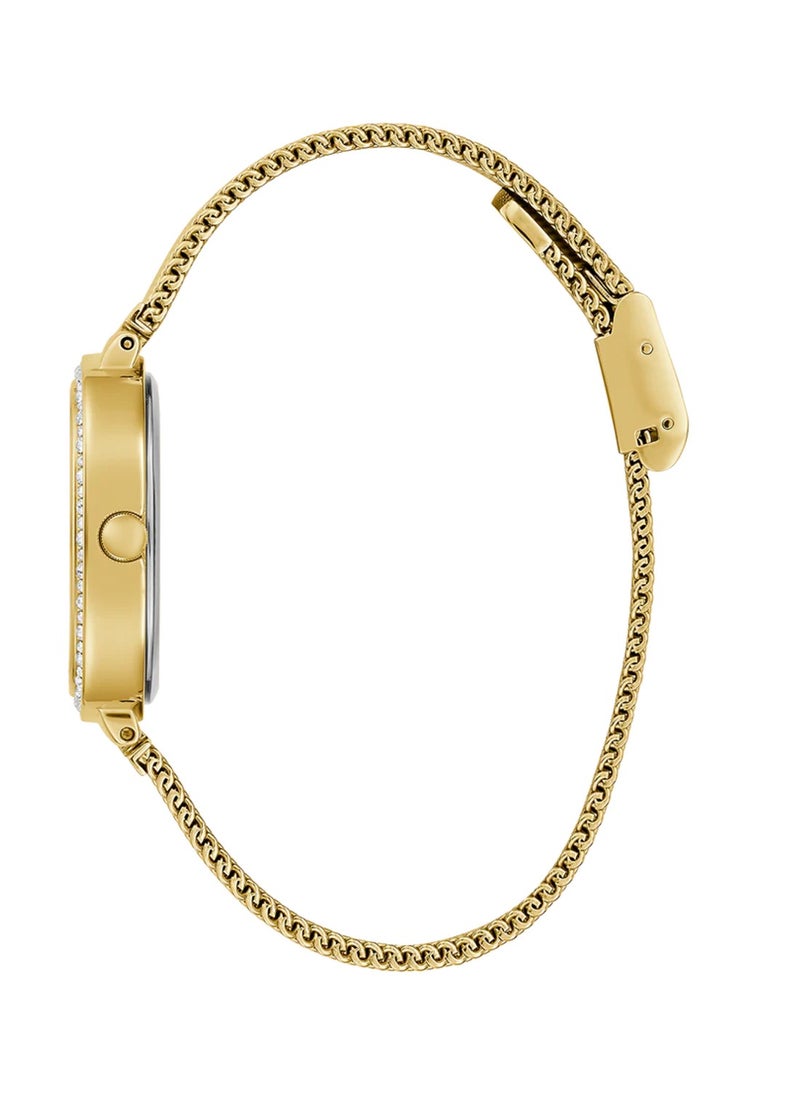 Women's Analog Quartz Gold Tone Stainless Steel Watch GW0354L6
