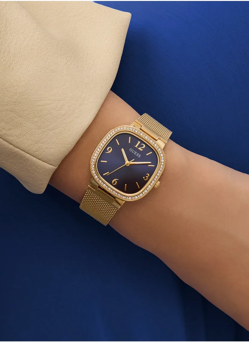 Women's Analog Quartz Gold Tone Stainless Steel Watch GW0354L6
