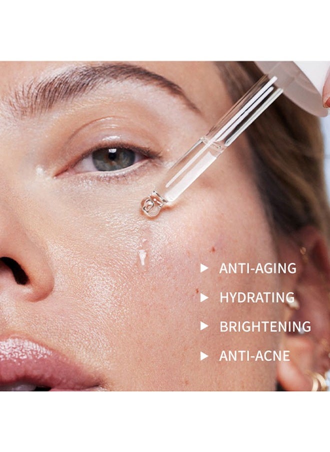 5 In 1 Powerful Face Serum, Hyaluronic Acid Serum With Vitamin C And E , For Moisturizing Brightening Face Serum Anti-Aging Facial Serum For Dark Spots, Fine Lines And Wrinkles Smooth Skin 30ML