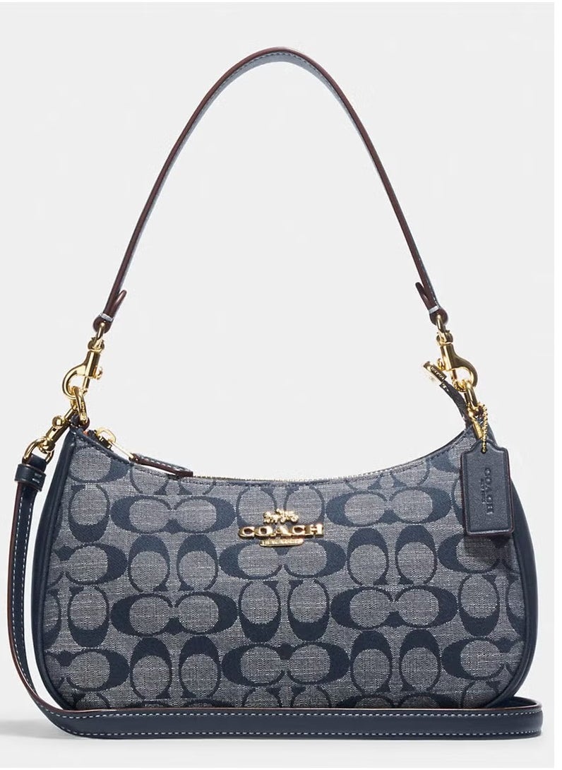 Coach Teri Shoulder Bag In Signature Canvas