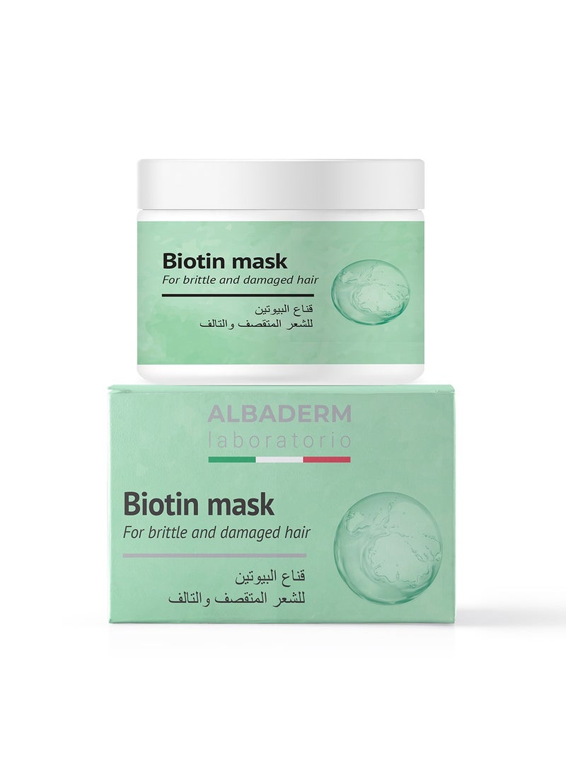 ALBADERM BIOTIN MASK DAMAGED HAIR 250 ML