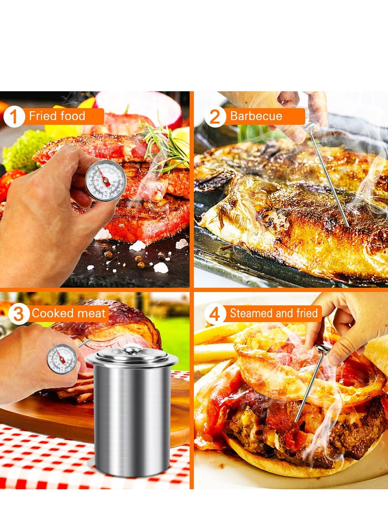 Lunch Meat Maker, Meat Press Mold Deli Meats, Stainless Steel Ham Maker Meat Press Cooker with Thermometer, Homemade Lunch Meat Maker for Sandwiches & Bacon, Deli Meat Press