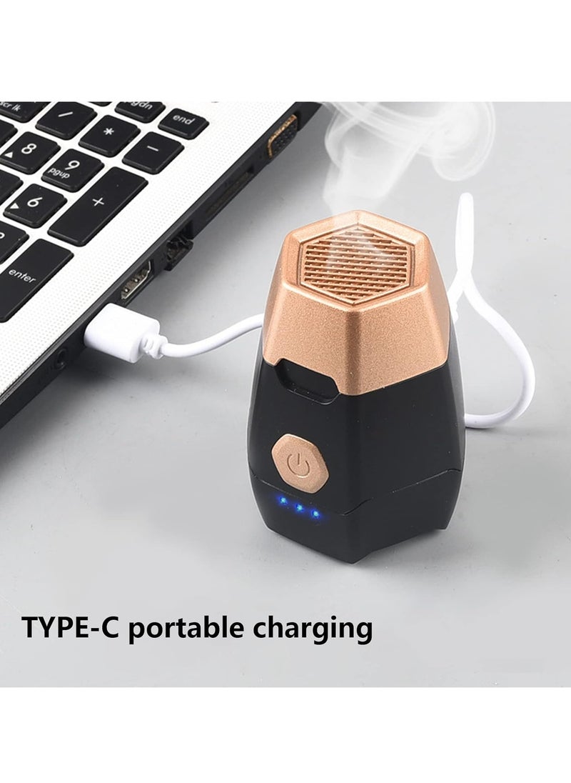 Mini Electric Incense Burner Bukhoor – Compact Aroma Diffuser for Home & Car, Black, Ideal for Dukhoon & Bukhoor Fragrance, Easy to Use, Stylish Home Decor, Relaxing Aromatherapy, Portable, USB Powered, Silent Operation