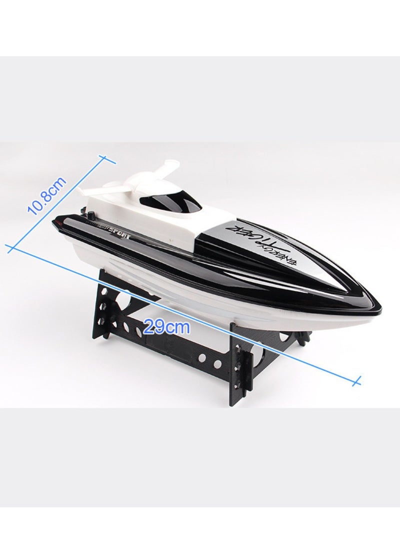 RC Racing Boat, 1:16 Scale, 20 KM /h Speed, 2.4GHz Remote Control, 29 cm Length, RC Racing Boat for Kids and Adults ,Pools or Lakes