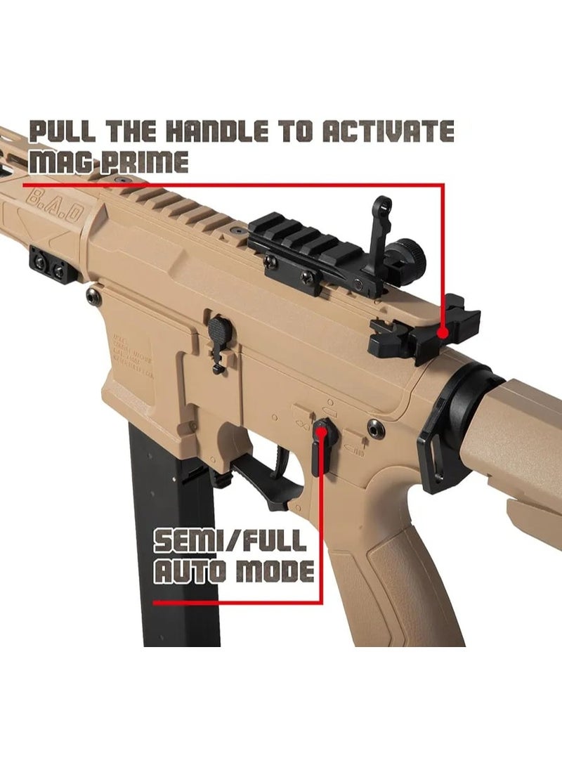 Electric Gel Ball Blaster ARP9 - High-Speed Metal Auto Toy Gun, Graffiti Edition for Kids & Adults