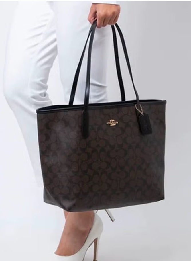 COACH City Tote Bag In Signature Canvas