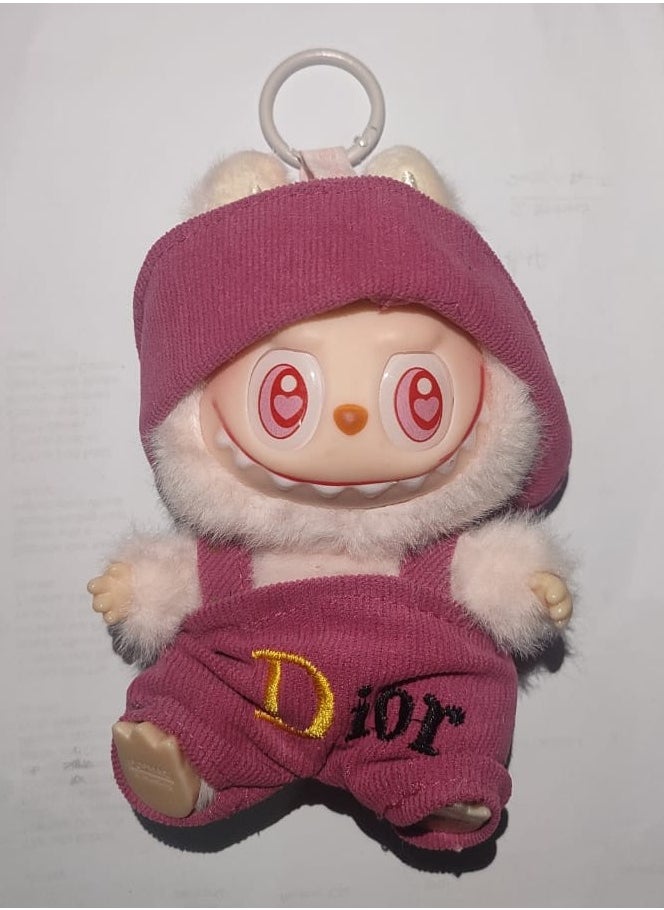 LABUBU Doll, Plush Toy Set Vinyl Plush Hanging Card,Blind Box Figures Replica, The Monsters Plush Toys for Modern Home Décor, Collectible Toy