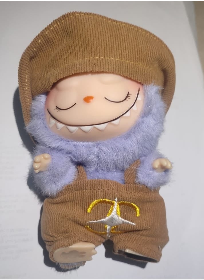 LABUBU Doll, Plush Toy Set Vinyl Plush Hanging Card,Blind Box Figures Replica, The Monsters Plush Toys for Modern Home Décor, Collectible Toy