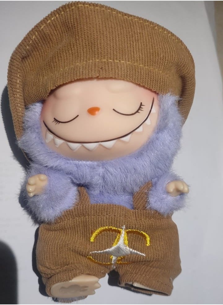 LABUBU Doll, Plush Toy Set Vinyl Plush Hanging Card,Blind Box Figures Replica, The Monsters Plush Toys for Modern Home Décor, Collectible Toy