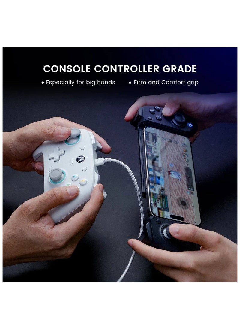 Wireless Gamepad GameSir G8+Bluetooth Mobile Controller 2.4G Receiver Flagship Controller for Switch Steam Android iOS HarmonyOS PC iPad Joycon with Hall Effect Joysticks/Hall Trigger