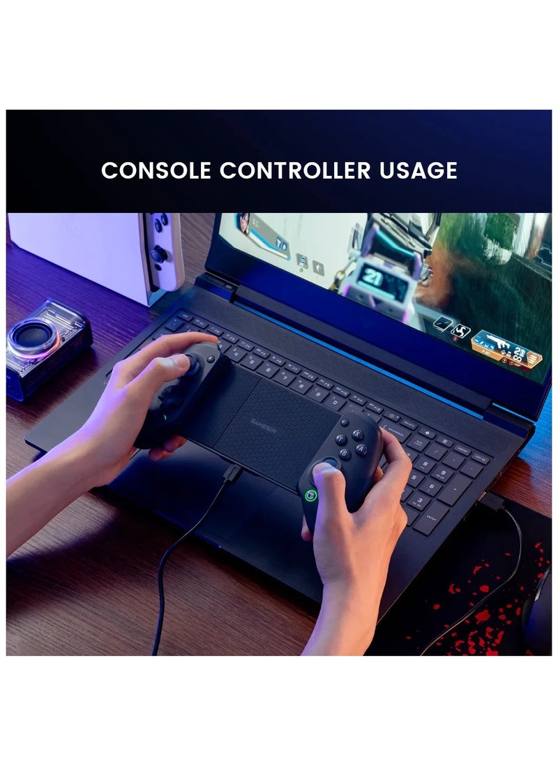 Wireless Gamepad GameSir G8+Bluetooth Mobile Controller 2.4G Receiver Flagship Controller for Switch Steam Android iOS HarmonyOS PC iPad Joycon with Hall Effect Joysticks/Hall Trigger