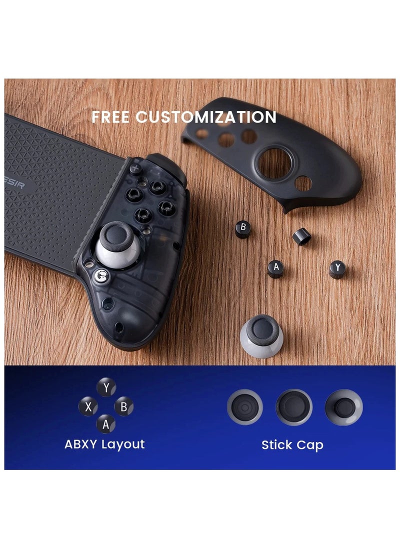 Wireless Gamepad GameSir G8+Bluetooth Mobile Controller 2.4G Receiver Flagship Controller for Switch Steam Android iOS HarmonyOS PC iPad Joycon with Hall Effect Joysticks/Hall Trigger